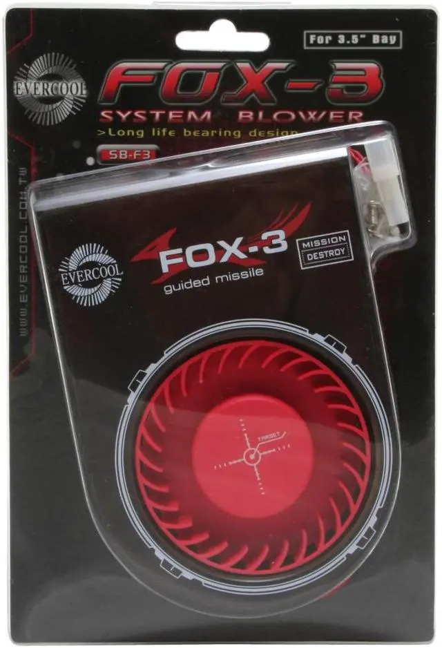 Alt view image 4 of 4 - EVERCOOL SB-F3 Case Cooling Fan