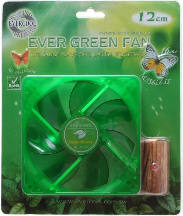 Alt view image 4 of 4 - EVERCOOL EGF-12 Case Cooling Fan