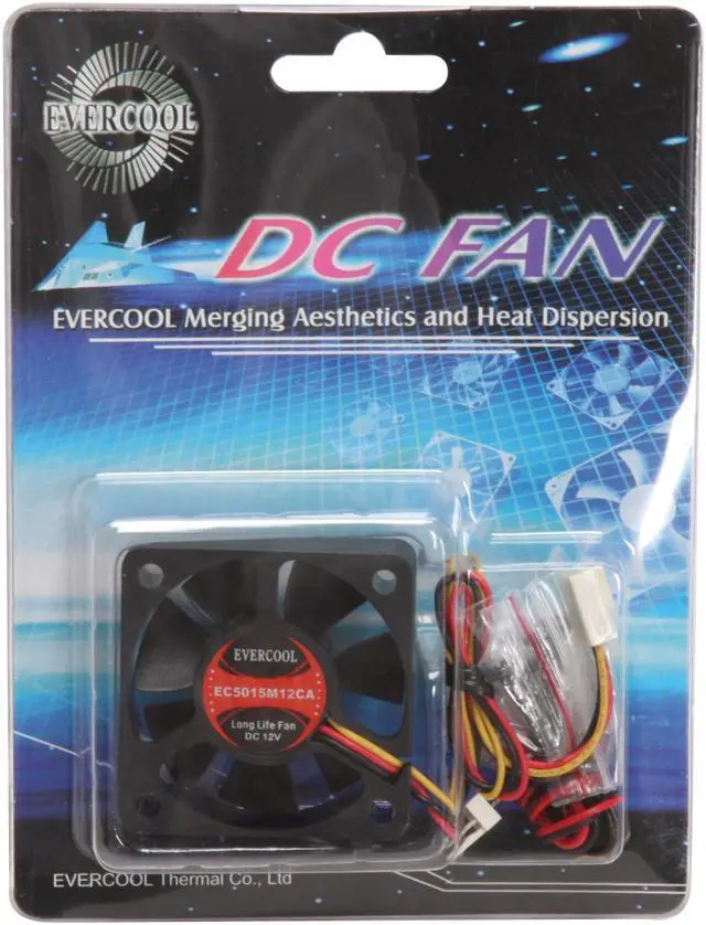 Alt view image 7 of 7 - EVERCOOL FAN-EC5015M12CA 50mm Case cooler