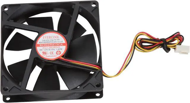 Alt view image 4 of 7 - EVERCOOL FAN-EC9225M12CA 92mm Case cooler