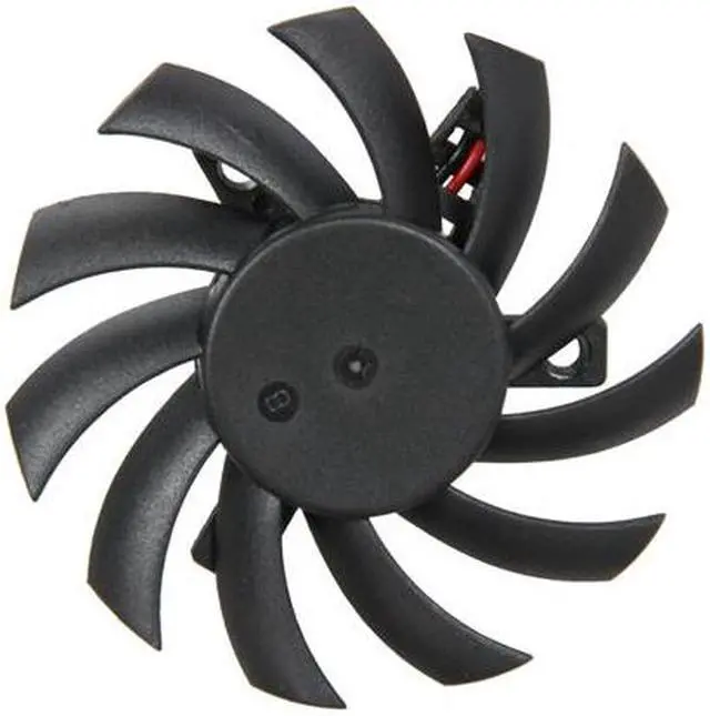 Alt view image 2 of 5 - Evercool VC-EC7010M12C-B 70x70x10mm Video Card Cooling Fan