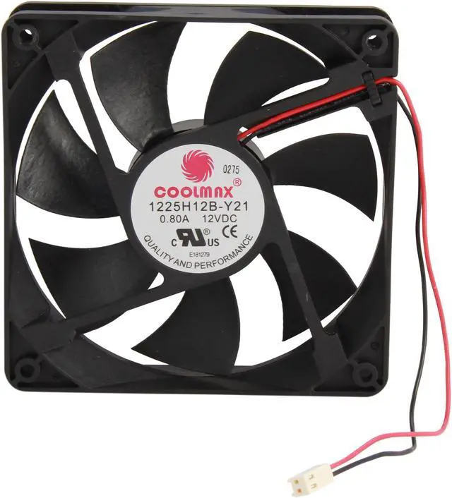 Alt view image 4 of 5 - EVERCOOL 1225H12B-Y21 120mm Power Supply Replacement Fan