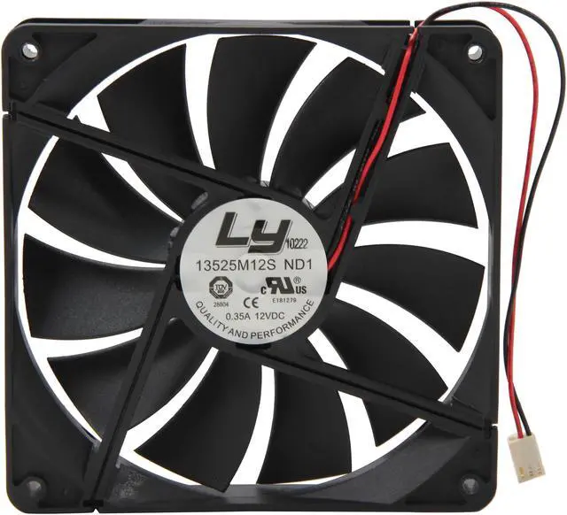 Alt view image 4 of 5 - EVERCOOL 13525M12S ND1 135mm Power Supply Replacement Fan