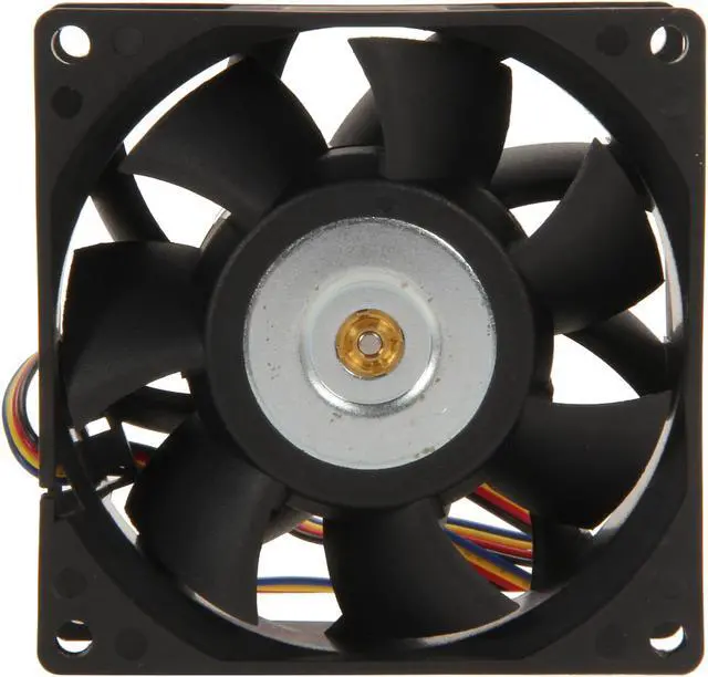 Alt view image 2 of 6 - EVERCOOL EC8038HH12BP 80mm Dual Ball bearing 4 Pin PWM fan, Long life bearing, Low noise & high airflow, Low pollution