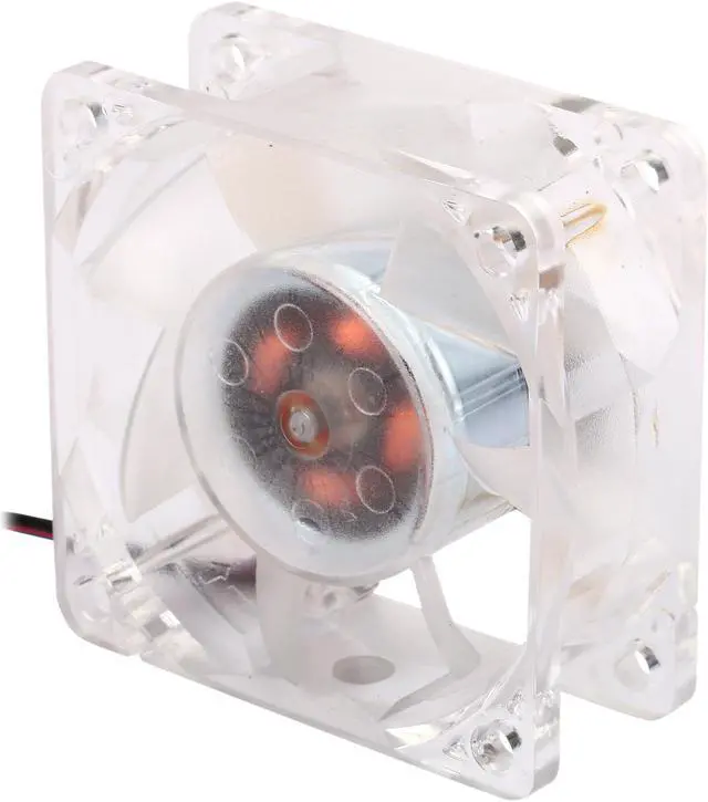 Alt view image 2 of 5 - EVERCOOL FAN-LD6025B-EC4 60mm Red LED Case Fan