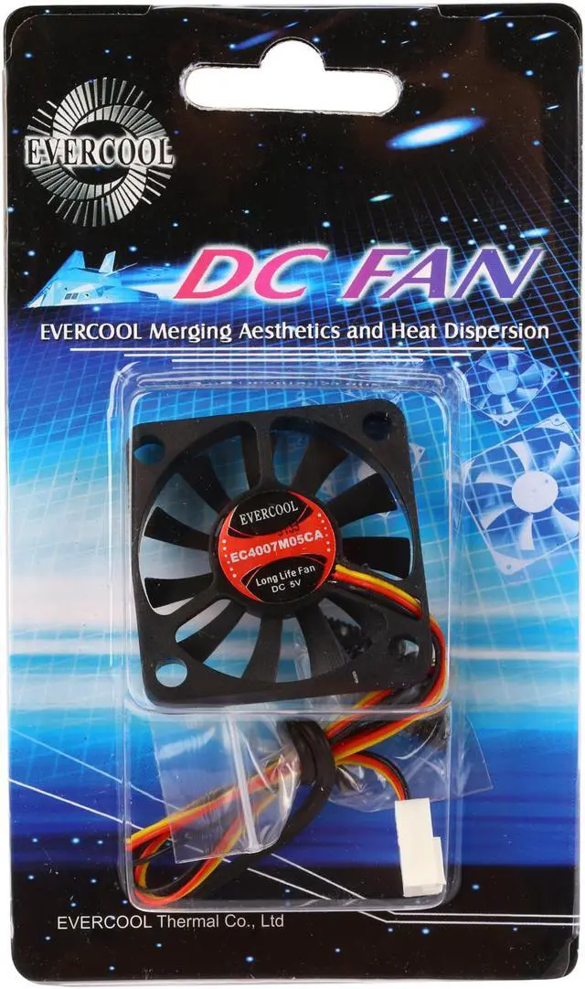 Alt view image 5 of 5 - EVERCOOL FAN-EC4007M05CA 40mm Case Fan