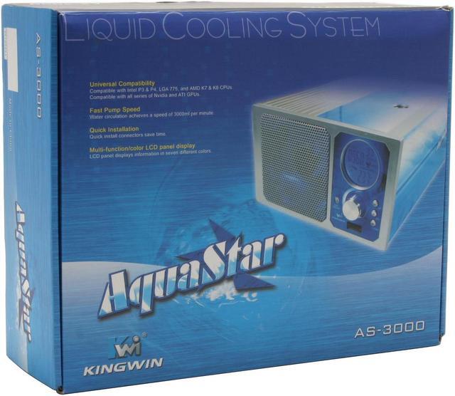 Alt view image 9 of 9 - KINGWIN Aquastar AS-3000 AquaStar Liquid Cooler System