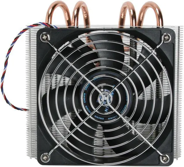 Alt view image 2 of 12 - KINGWIN Revolution RVT-12025D 120mm H.D.T. CPU Cooler