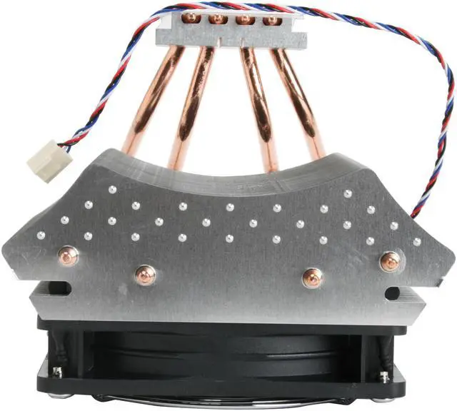 Alt view image 7 of 12 - KINGWIN Revolution RVT-12025D 120mm H.D.T. CPU Cooler