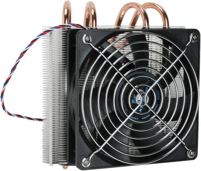 Alt view image 3 of 12 - KINGWIN Revolution RVT-12025D 120mm H.D.T. CPU Cooler