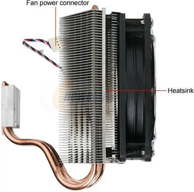 Alt view image 4 of 12 - KINGWIN Revolution RVT-12025D 120mm H.D.T. CPU Cooler