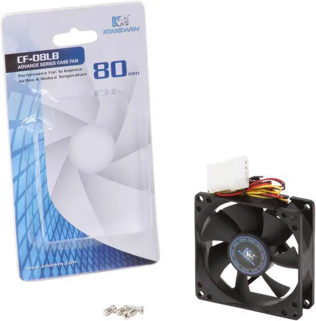 Alt view image 4 of 4 - KINGWIN Kingwin 80mm CF-08LB Silent Fan CF-08LB 80mm Case cooler