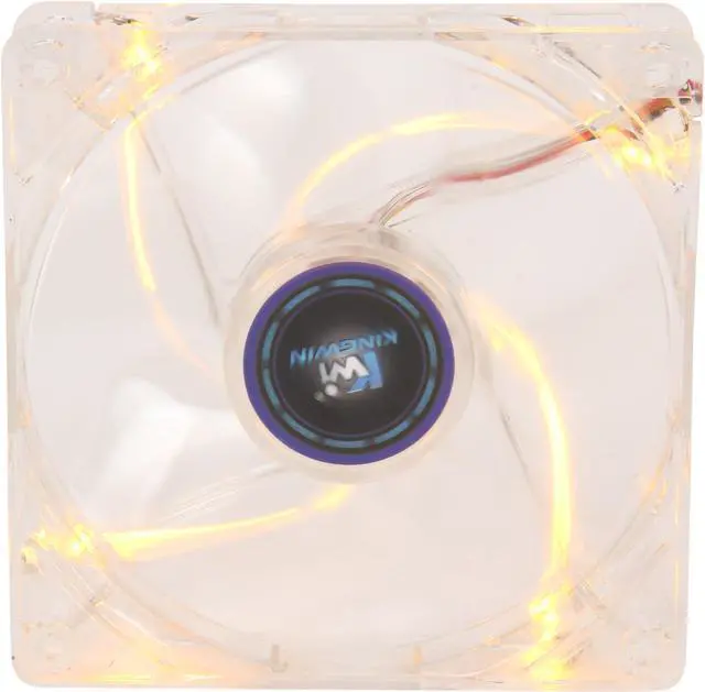 Main image of KINGWIN CFY-012LB Yellow LED Case Fan