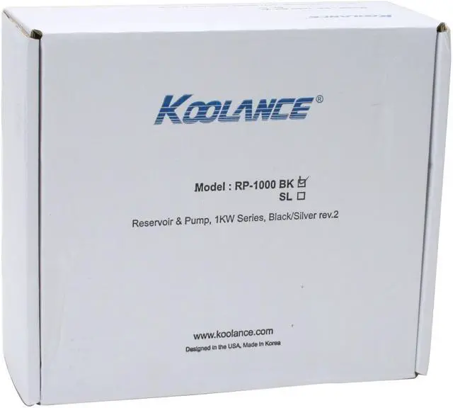 Alt view image 11 of 11 - KOOLANCE Reservoir & Pump, RP-1000BK, Black [no nozzles]