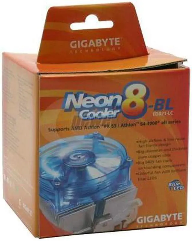 Alt view image 4 of 5 - GIGABYTE GH-ED821-LC 94 mm Ball CPU Cooler