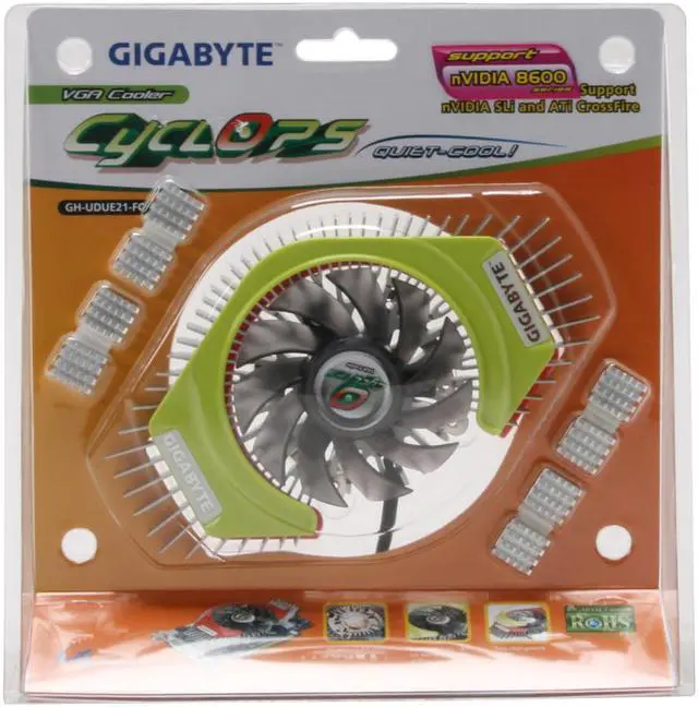 Alt view image 4 of 4 - GIGABYTE GH-UDUE21-FC EBR Cyclops VGA Cooler