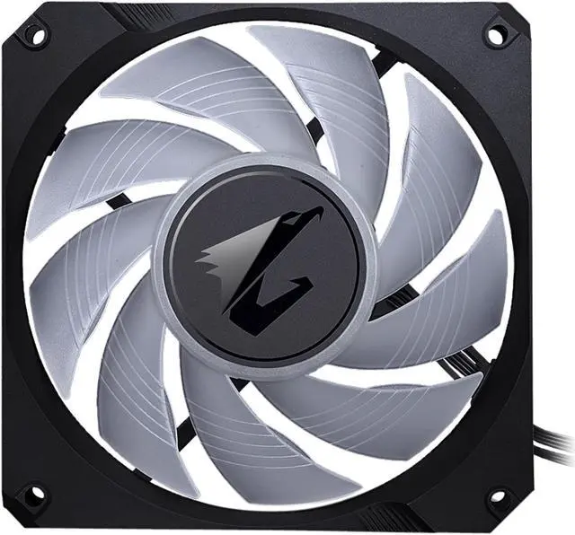 Alt view image 2 of 6 - AORUS RGB Liquid Cooler 360, 360mm Radiator, Triple 120mm Windforce PWM Fans, Customizable Full Color LCD Display, Advanced RGB Lighting and Control, Intel 115X/2066, AMD AM4, TR4