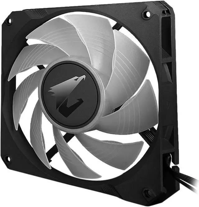 Alt view image 3 of 6 - AORUS RGB Liquid Cooler 360, 360mm Radiator, Triple 120mm Windforce PWM Fans, Customizable Full Color LCD Display, Advanced RGB Lighting and Control, Intel 115X/2066, AMD AM4, TR4