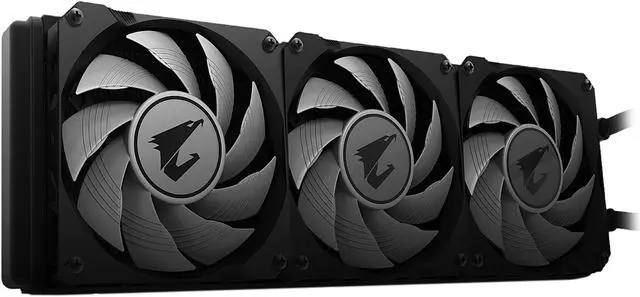 Alt view image 4 of 6 - AORUS RGB Liquid Cooler 360, 360mm Radiator, Triple 120mm Windforce PWM Fans, Customizable Full Color LCD Display, Advanced RGB Lighting and Control, Intel 115X/2066, AMD AM4, TR4