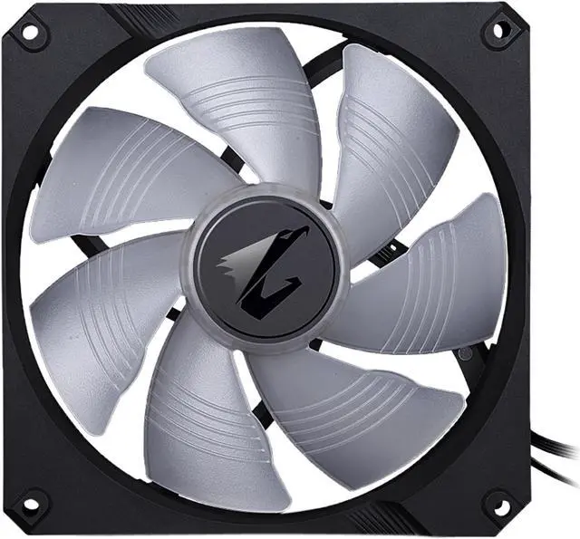 Alt view image 2 of 6 - AORUS RGB Liquid Cooler 280, 280mm Radiator, Dual 140mm Windforce PWM Fans, Customizable Full Color LCD Display, Advanced RGB Lighting and Control, Intel 115X/2066, AMD AM4, TR4