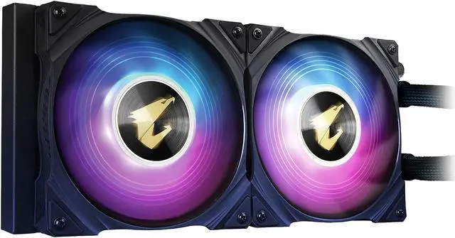 Alt view image 2 of 5 - GIGABYTE GP-AORUS WATERFORCE X 240 Water Cooler