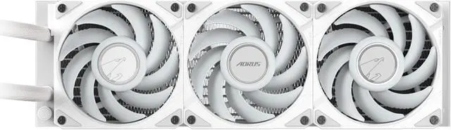 Alt view image 4 of 5 - AORUS WATERFORCE II 360 ICE Liquid CPU Cooler, 360mm Radiator with 3x120mm low noise ARGB Fans, compatible with Intel LGA1700, 1851 and AMD AM5 (GP-AORUS WATERFORCE II 360 ICE)