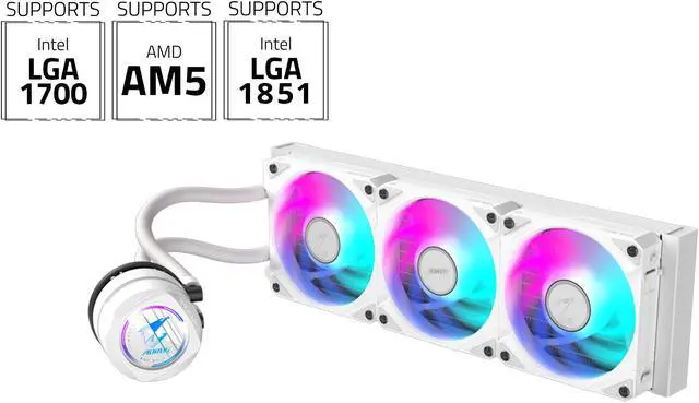 送料無料 百貨店 AORUS WATERFORCE 360mm Cooler, CPU Liquid ICE 360 II PC用ファン・クーラー