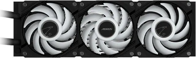 Alt view image 4 of 5 - AORUS WATERFORCE II 360 Liquid CPU Cooler, 360mm Radiator with 3x120mm low noise ARGB Fans, compatible with Intel LGA1700, 1851 and AMD AM5 (GP-AORUS WATERFORCE II 360)