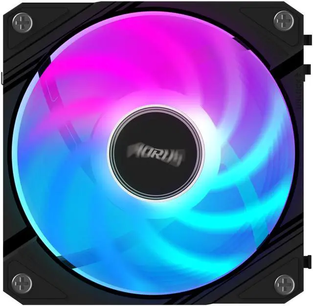 Alt view image 3 of 7 - AORUS EZ CHAIN FAN 120 ICE, 120mm Hydro Dynamic Bearing Computer Case Fan