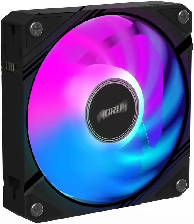 Alt view image 4 of 7 - AORUS EZ CHAIN FAN 120 ICE, 120mm Hydro Dynamic Bearing Computer Case Fan
