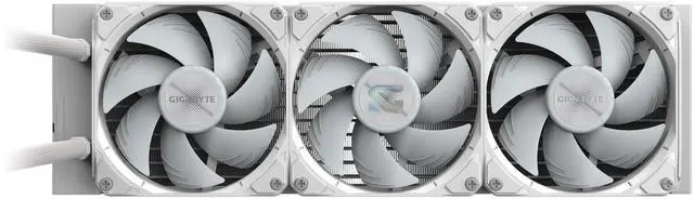 Alt view image 9 of 10 - GIGABYTE GAMING 360 ICE liquid CPU Cooler, 360mm Radiator with 3x 120mm low noise ARGB Fans, compatible with Intel LGA 1851, 1700, 115X, 1200, and AMD AM5, AM4 (GP-GIGABYTE GME 360I)
