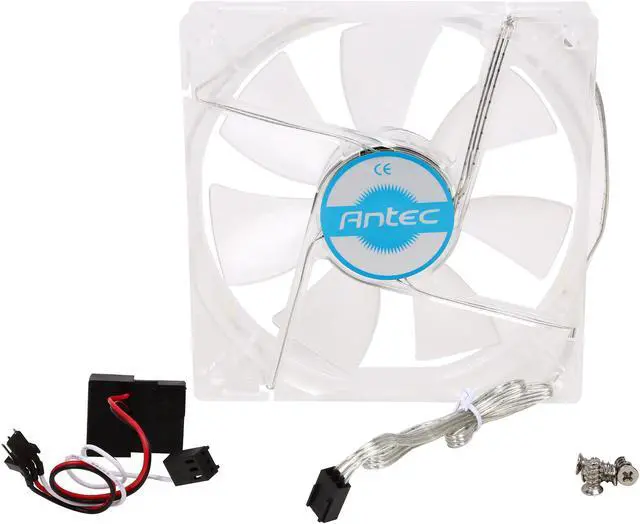 Alt view image 4 of 5 - Antec 77095 120mm Blue LED Case Cooling Fan