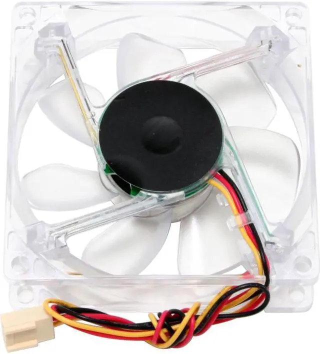 Alt view image 3 of 5 - AeroCool AeroQuadro 4CB 80mm Orange / Blue / Yellow / Green LED Case Cooling Fan