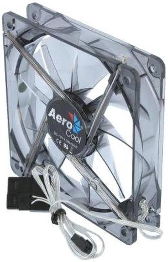 Alt view image 5 of 10 - AeroCool V12 BlackLine Edition Blue LED Case cooler
