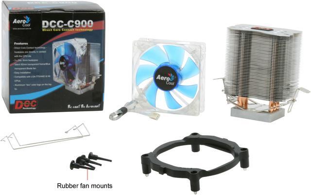 Alt view image 7 of 7 - AeroCool DCC-C900 92mm Sleeve CPU Cooler
