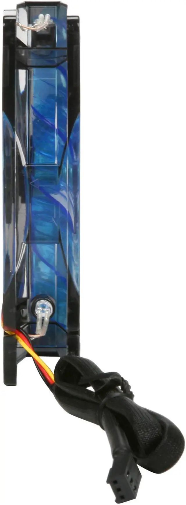 Alt view image 3 of 6 - AeroCool Shark 120mm Blue Edition Case cooler