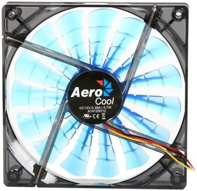 Alt view image 4 of 7 - AeroCool EN55468 Shark 140mm Black Edition 140mm Case cooler