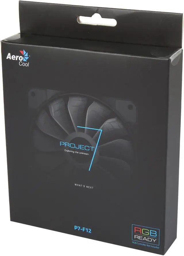 Alt view image 9 of 9 - AeroCool P7-F12 16.8 Million Colors LED 120mm RGB LED Fans Access to 16.8 million Colors Compatible with All Major Motherboard