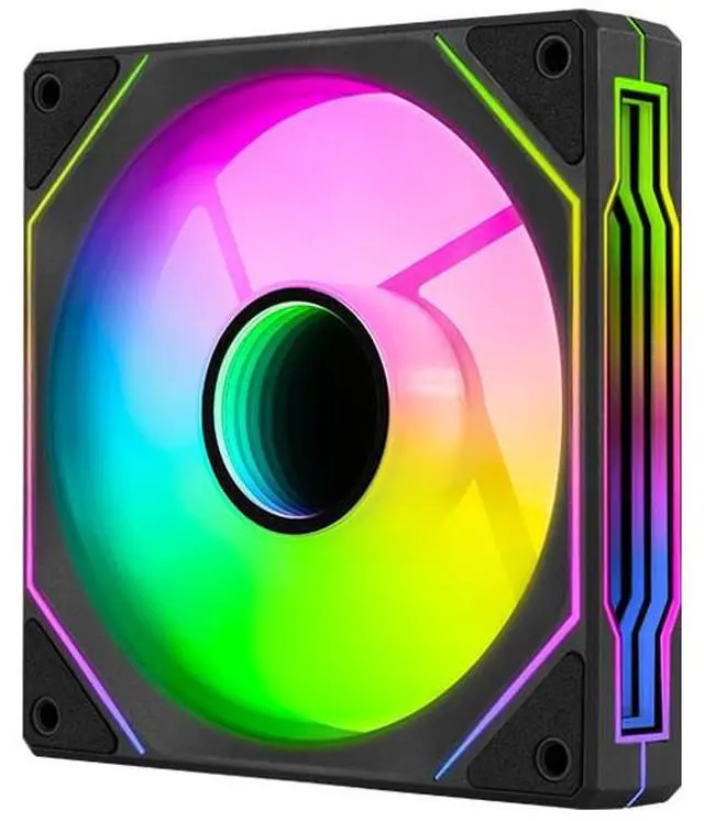 Alt view image 5 of 6 - Case Fan AeroCool Phantom M-3 R 12 PWM ARGB BLACK
