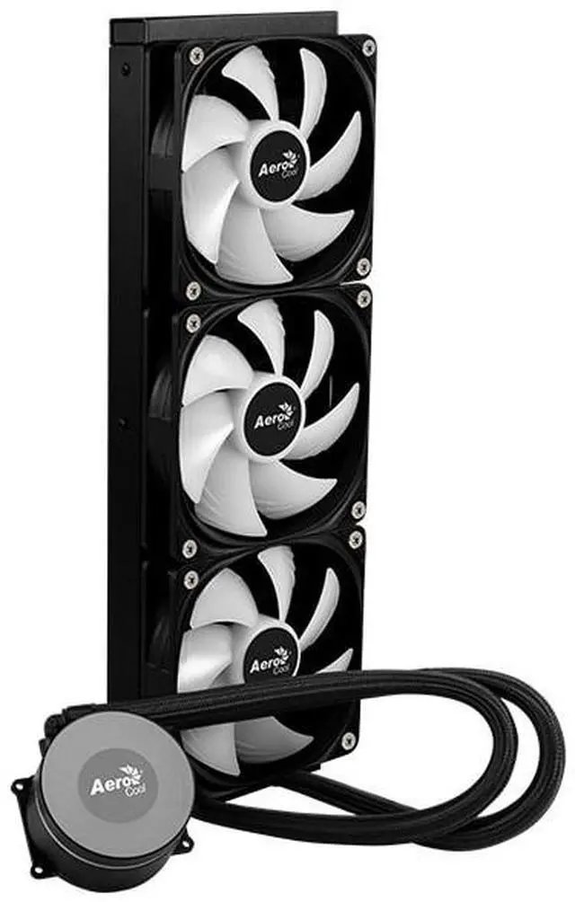 Alt view image 3 of 13 - LIQUID COOLER AeroCool Oasis-L360-BLACK  360MM ARGB LIQUID COOLER  compatibility Intel LGA1851/LGA1700/LGA1200/LGA115X/LGA1366,  AMD AM5/AM4/AM3/AM2/FM2/FM1