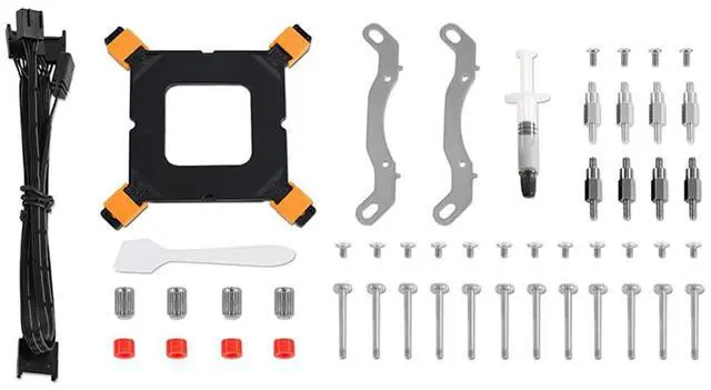 Alt view image 12 of 13 - LIQUID COOLER AeroCool Oasis-L360-BLACK  360MM ARGB LIQUID COOLER  compatibility Intel LGA1851/LGA1700/LGA1200/LGA115X/LGA1366,  AMD AM5/AM4/AM3/AM2/FM2/FM1