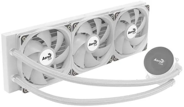 Alt view image 3 of 13 - LIQUID COOLER AeroCool Oasis-L360-WHITE  360MM ARGB LIQUID COOLER  compatibility Intel LGA1851/LGA1700/LGA1200/LGA115X/LGA1366,  AMD AM5/AM4/AM3/AM2/FM2/FM1