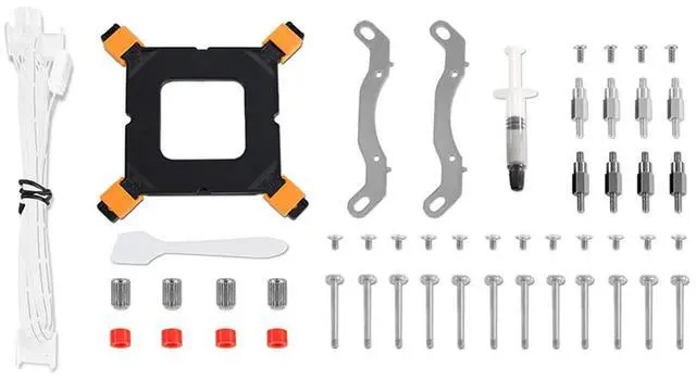 Alt view image 12 of 13 - LIQUID COOLER AeroCool Oasis-L360-WHITE  360MM ARGB LIQUID COOLER  compatibility Intel LGA1851/LGA1700/LGA1200/LGA115X/LGA1366,  AMD AM5/AM4/AM3/AM2/FM2/FM1