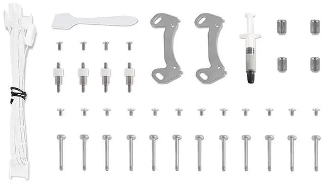 Alt view image 13 of 13 - LIQUID COOLER AeroCool Oasis-L360-WHITE  360MM ARGB LIQUID COOLER  compatibility Intel LGA1851/LGA1700/LGA1200/LGA115X/LGA1366,  AMD AM5/AM4/AM3/AM2/FM2/FM1