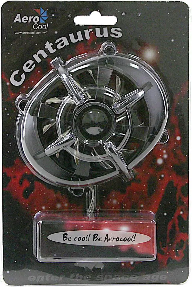 Alt view image 5 of 5 - AeroCool Centaurus III 80mm Blue LED Case Cooling Fan