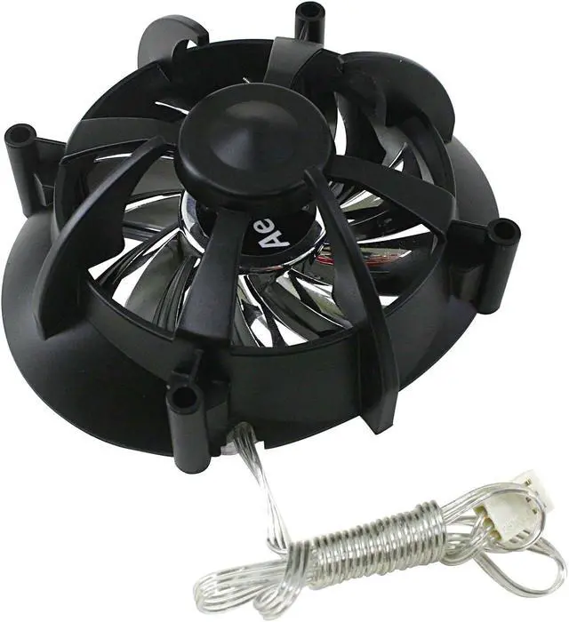 Alt view image 2 of 5 - AeroCool Centaurus III 80mm Blue LED Case Cooling Fan