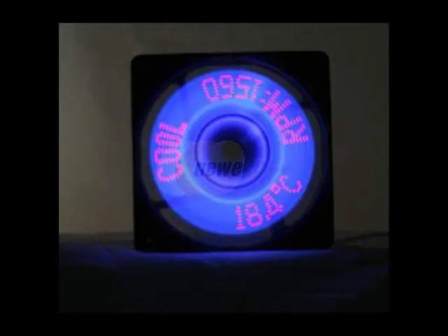 Alt view image 3 of 5 - Bgears BG01121 Blue LED Case cooler