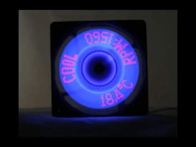 Alt view image 5 of 5 - Bgears BG01121 Blue LED Case cooler