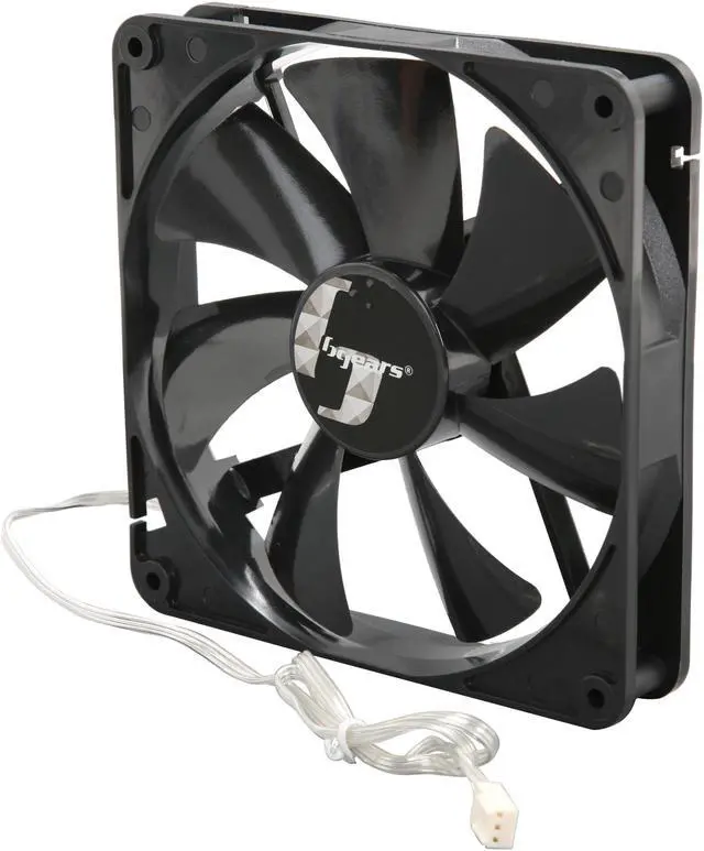 Main image of Bgears b-Blaster 140mm 2 ball bearing High Speed 1800 RPM High Airflow 103 CFM 3pin 3wire 12VDC fan.