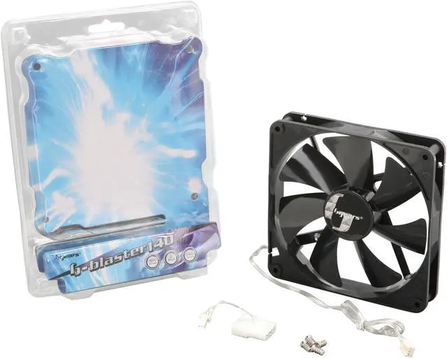 Alt view image 6 of 5 - Bgears b-Blaster 140mm 2 ball bearing High Speed 1800 RPM High Airflow 103 CFM 3pin 3wire 12VDC fan.